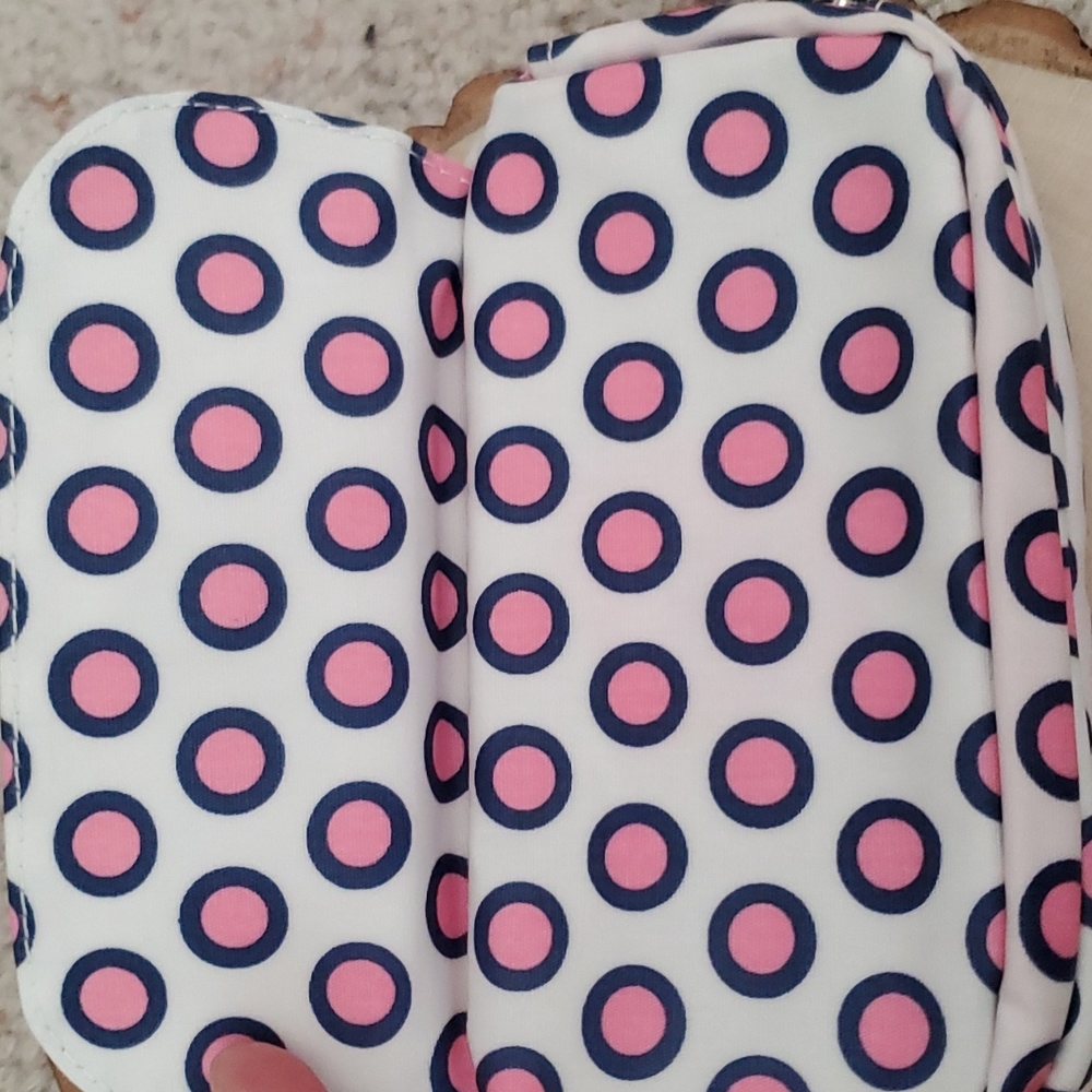 Scout Pink & White Dot Design Wristlet Wallet - Picture 7 of 7